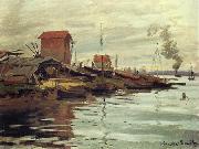 The Seine at Petit Gennevilliers Claude Monet
